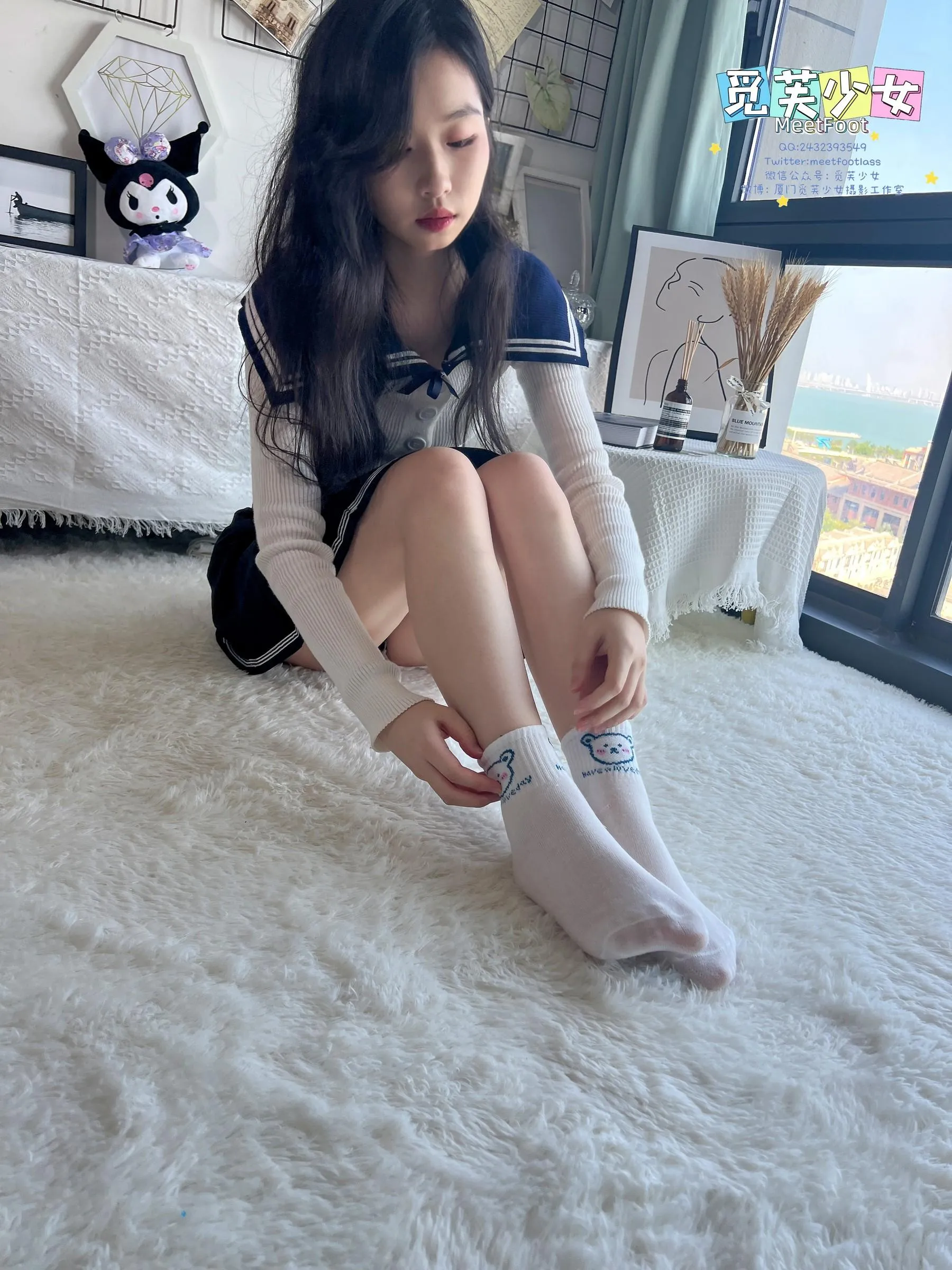 [觅芙少女]NO.018 JK短裙美少女-1 [105P]插图5